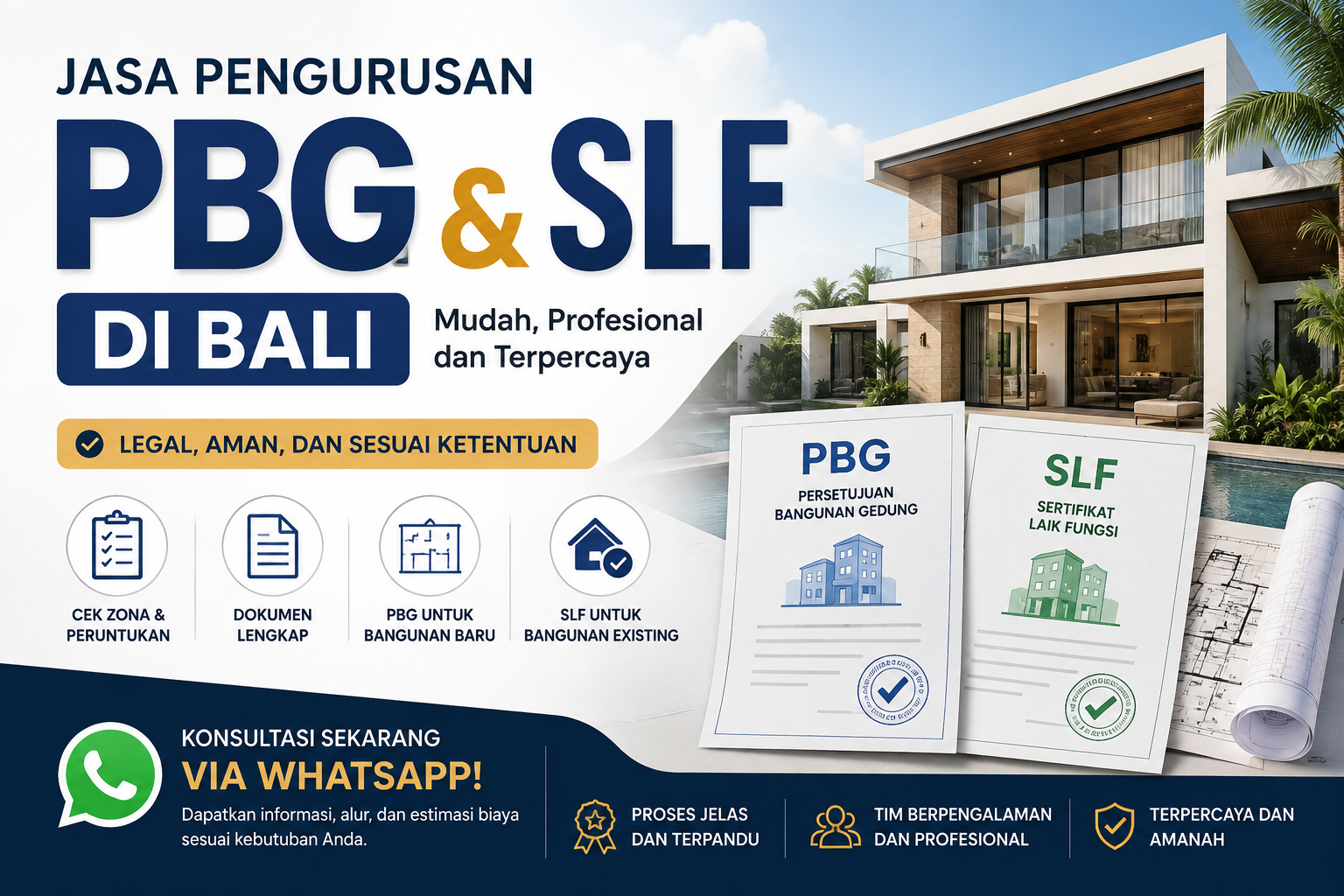 Jasa Pengurusan PBG & SLF di Bali – Persyaratan, Alur, dan Konsultasi
